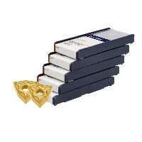 Inserto WNMG per lavorazioni medie 50 pezzi, HB7010-2, Dimensione: 080412