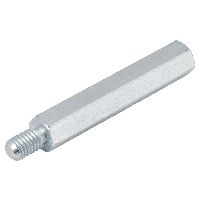 Entretoise 6-pans filetage intérieur/extérieur acier znb