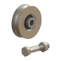 webi Schiebetorrollen 55 Stahl verzinkt