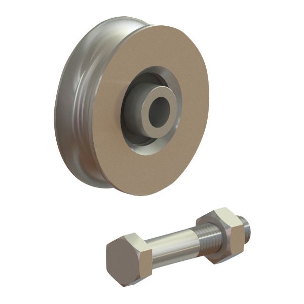 webi Schiebetorrollen 55 Stahl verzinkt