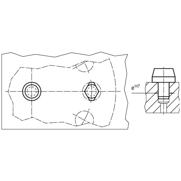 Bollone di localizzazione e die supporto 22630.0046-12/10
