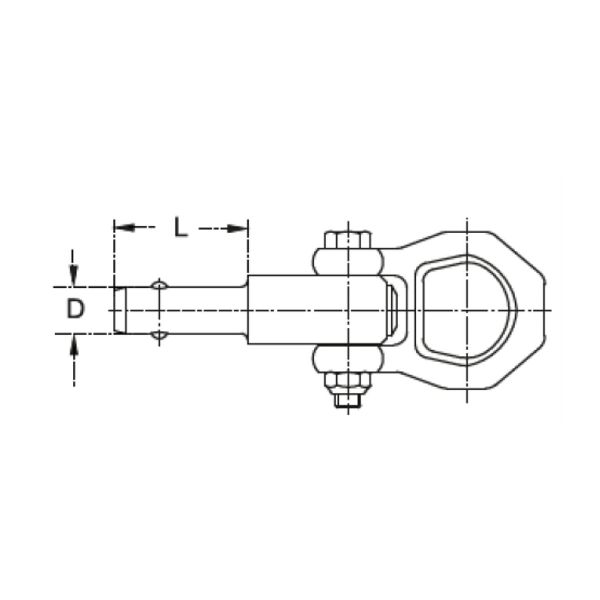 RAMPA Supporto carico tipo X D25