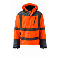 Zimska signalna jakna narančasta / siva