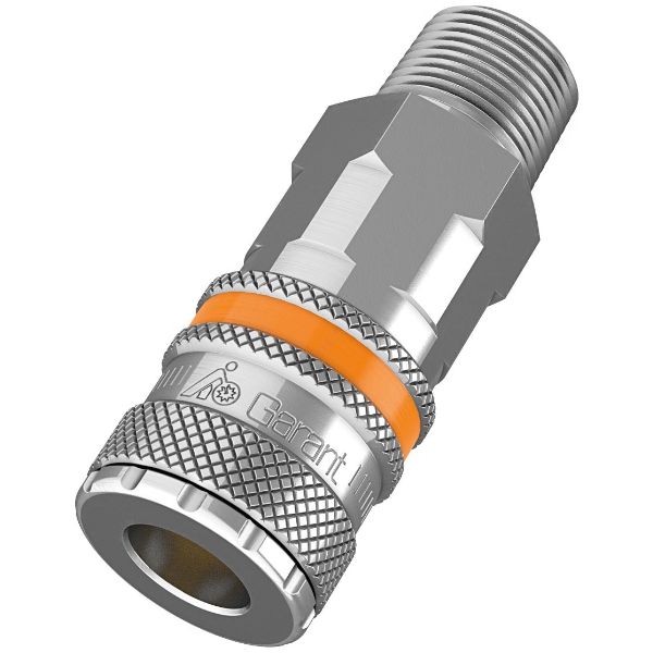 Raccord de sécurité avec filetage extérieur Filetage extérieur, Filetage extérieur du raccord: 1/4pouce