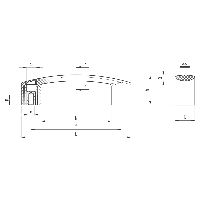 ELESA Bügelgriffe PA grau-schwarz/Messing EBP.B