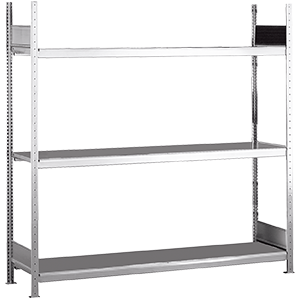 Regály s veľkým rozpätím