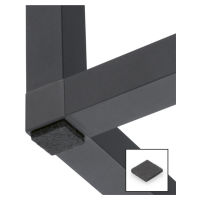 Hettich Filzgleiter selbstklebend Cadro 15x15x3 mm sw