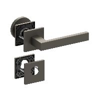 Qolibri Pullbloc® ultra Wechselgarnitur 1040 Quadratrosetten Titan satin