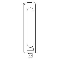 maco Cache long pour palier d&#39;angle DT130/PVC