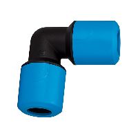 Vinkelforbindelsesstykke PP til slange-udvendig Ø 32 mm