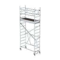 Összecsukható állványzat 0,75 x 1,80 m Platform magassága 3 m