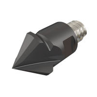 MM EDF074-090-58-3T04 IC908 Têtes en carbure monobloc interchangeables à 3 dents, pour chanfreinage haut et bas.