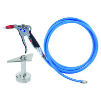 Blæse- og sprøjtepistol, indstillelig inklusive magnetholder og vandslange