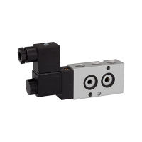 Válvula de 5/2 vías, NAMUR, mono, aluminio anodizado, G 1/4, 24 V CC