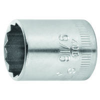 Chave de caixa de 12 faces, 1/4 polegada