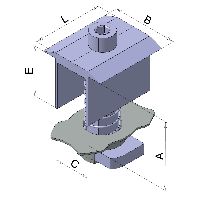 fischer Clips de fixation universel PMCU al 40x31x37