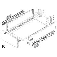 blum TANDEMBOX antaro Garnitur K seidenweiss 30kg
