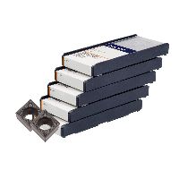 CCMT wisselplaat fijne afwerking 50 st., HB7130-2, Maat: 060204