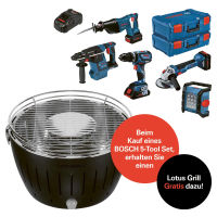 BOSCH 5-pièces Set + Gratuit Lotus Grill