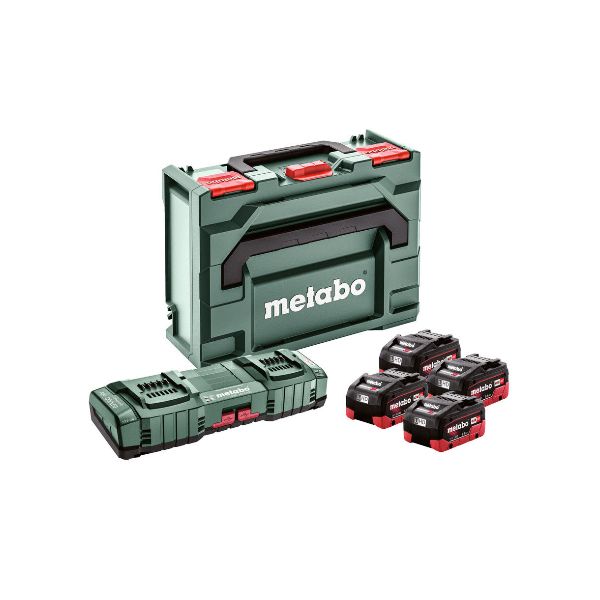 Set de bază 4x LiHD 5,5Ah ASC 145 DUO + metaBOX 145