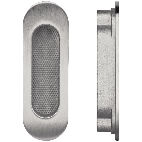 blaugelb Schiebetürmuschel oval