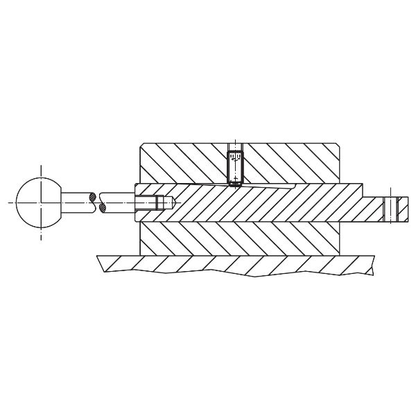 Kugeldruckschrauben ohne Kopf M8/16