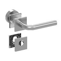 Qolibri Slidebloc® ultra Wechselgarnitur 1100 Quadratrosetten Edelstahl matt