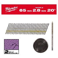MILWAUKEE round nails for M18FFN21 ring 20°