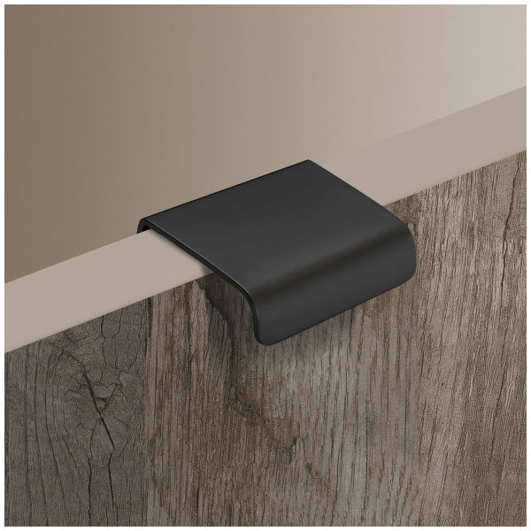 Hettich Poignée Empoli noir mat 25 mm