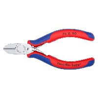 Stranske ščipalne klešče za mehanike, kromirane, s prevleko ročajev