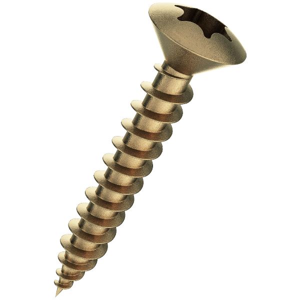 Vis pour panneaux aggl. à tête fraisée bombée lai