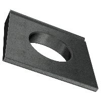 Scheiben vierkant, keilförmig für Doppel-T-Träger DIN 435-Stahl bl