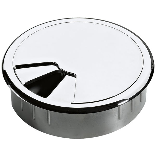 Hettich Kabeldurchlass rund ø 80 vchro gla