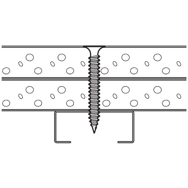 Viti per montaggio rapido&nbsp;testa a tromba St phos.&nbsp;MF nero 4,2x75