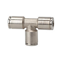 T-Steckverbindung »metallica«, für Schlauch-Außen-Ø 3, MS vernickelt