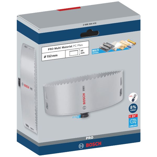 BOSCH PRO Multi Material PC Plus Lochsäge, 152&nbsp;mm