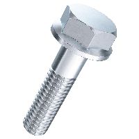 Viti a cricchetto esagonali con flangia Ac zincato blu