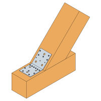 SST Winkelverbinder ohne Rippen Stahl feuerverzinkt 135 GR