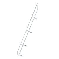 Druhé zábradlí pro schodiště 60° 13 stupňů