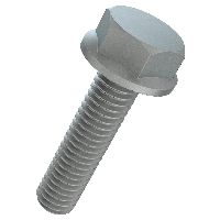 Viti a testa esagonale con flangia e nervature inferiore Ac zinc lamellare