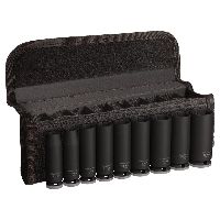 BOSCH PRO Impact Socket Set, 3/8", Deep, 9-piece