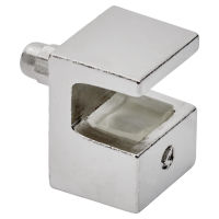 Support d'étagère en verre KRISTAL av. tenon Ø perç. 5mm ni