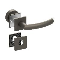 Qolibri Pullbloc® ultra Wechselgarnitur 1003 Quadratrosetten Titan satin