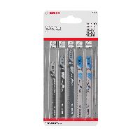 BOSCH Set lames scie sauteuse Bois/Métal 5pcs