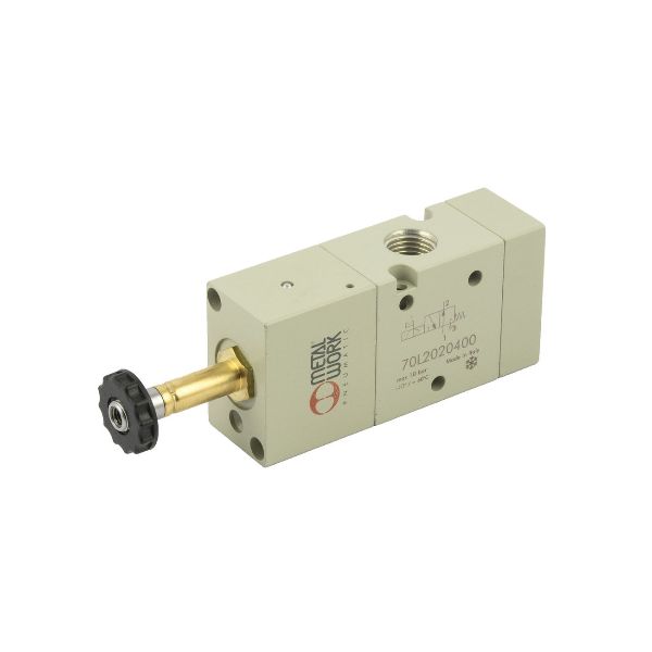 Válvula de 3/2 vías para bajas temperaturas, electroneumática, monoestable, G 1/4, NC