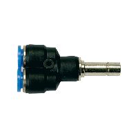 Raccord enfichable en Y, embout enfichable « série bleue », tuyau/embout Ø 4