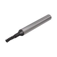 MTECK 06047D12 1.0ISO IC908 rilascio gradino fresa interna in metallo duro integrale, cavo x2 con foro del liquido di raffreddamento, utilizzato per profilo filettato ISO.