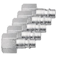 Coupling adaptor with internal thread 5-piece set