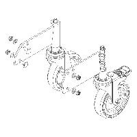 Görgőkészlet szerelési készlettel