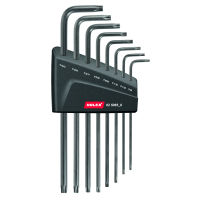 Jeu de clés mâles coudées pour Torx®, avec alésage, Nombre de tournevis: 8